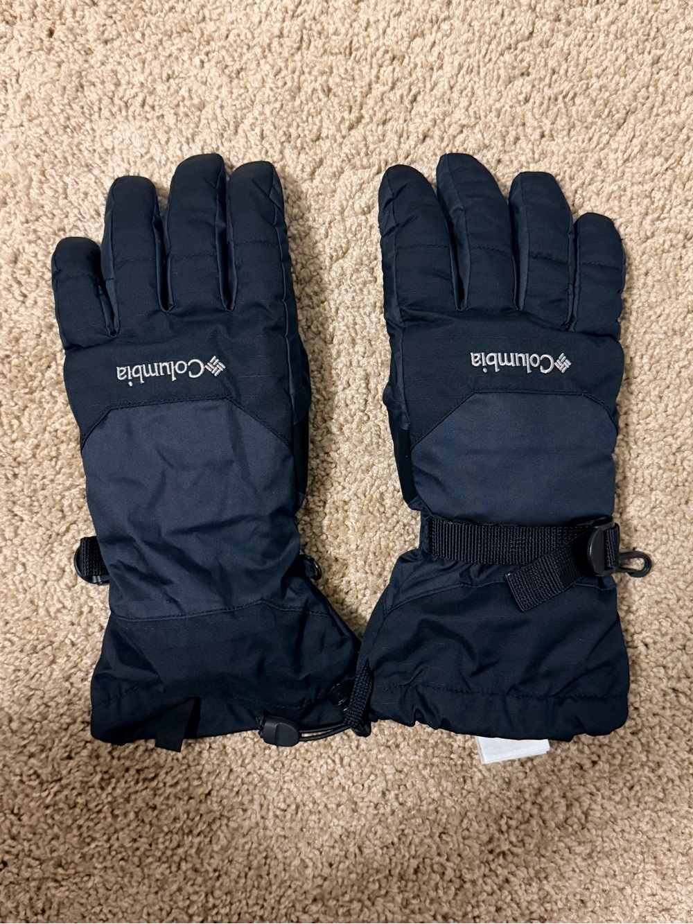 Columbia Men’s Winter Gloves Black – Warm Outdoor Snow Gloves